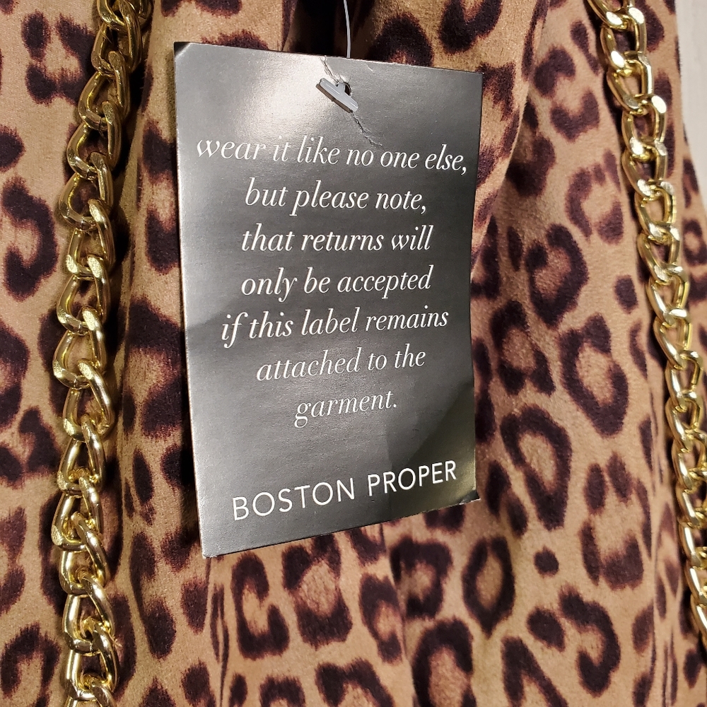 Boston Proper Cheetah Jacket - Picture 8 of 8